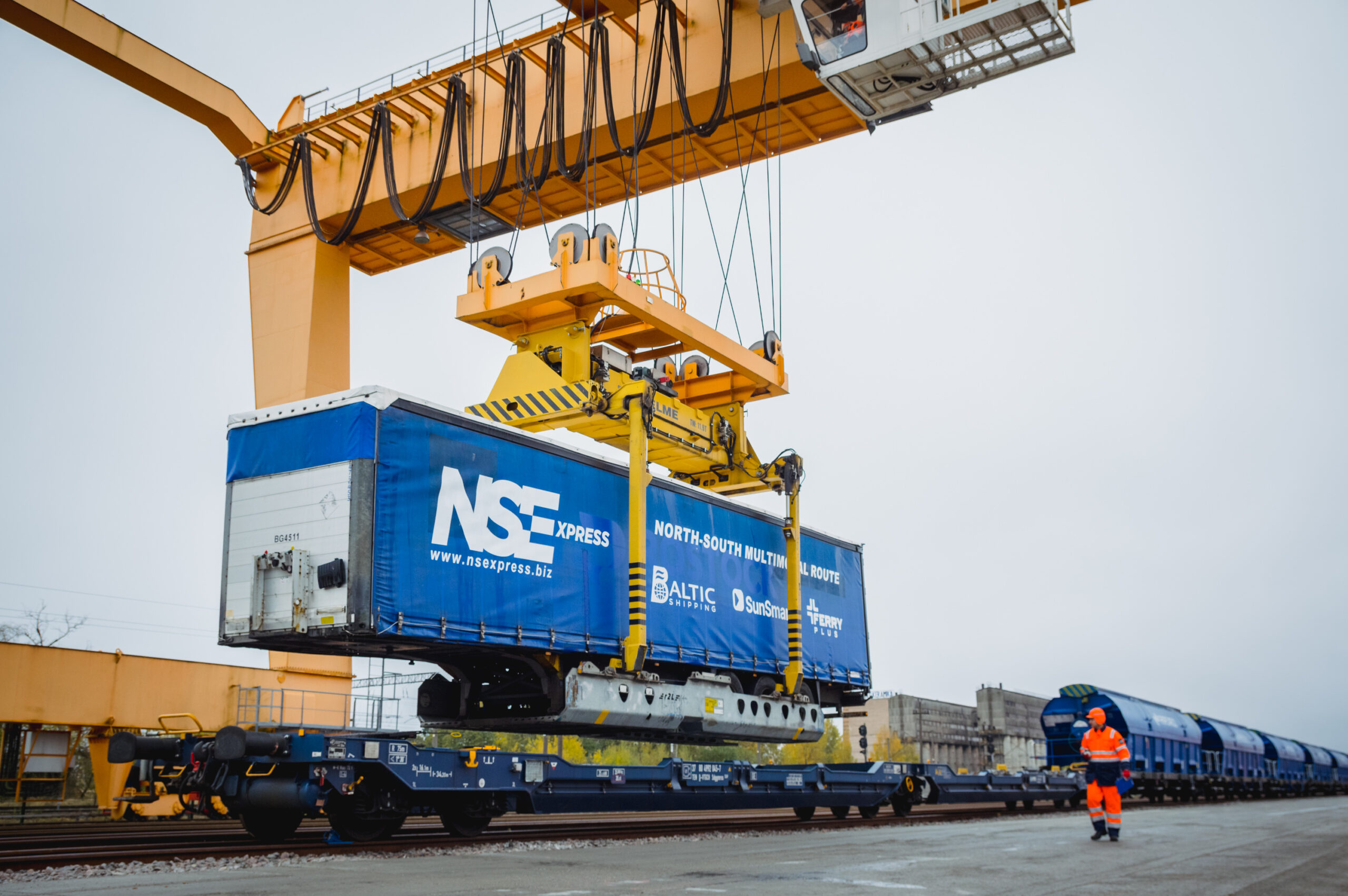 „LTG Cargo“ ir „Ukrainos geležinkeliai“ išbandė naują krovinių gabenimo maršrutą Kaunas–Kijevas