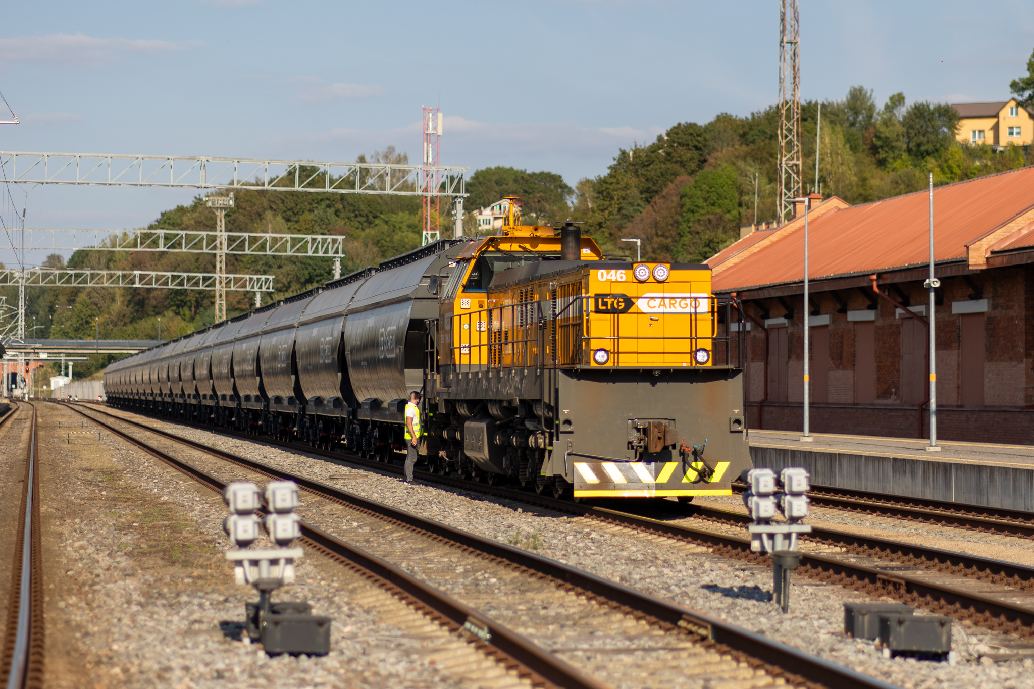 Freight transport by rail 