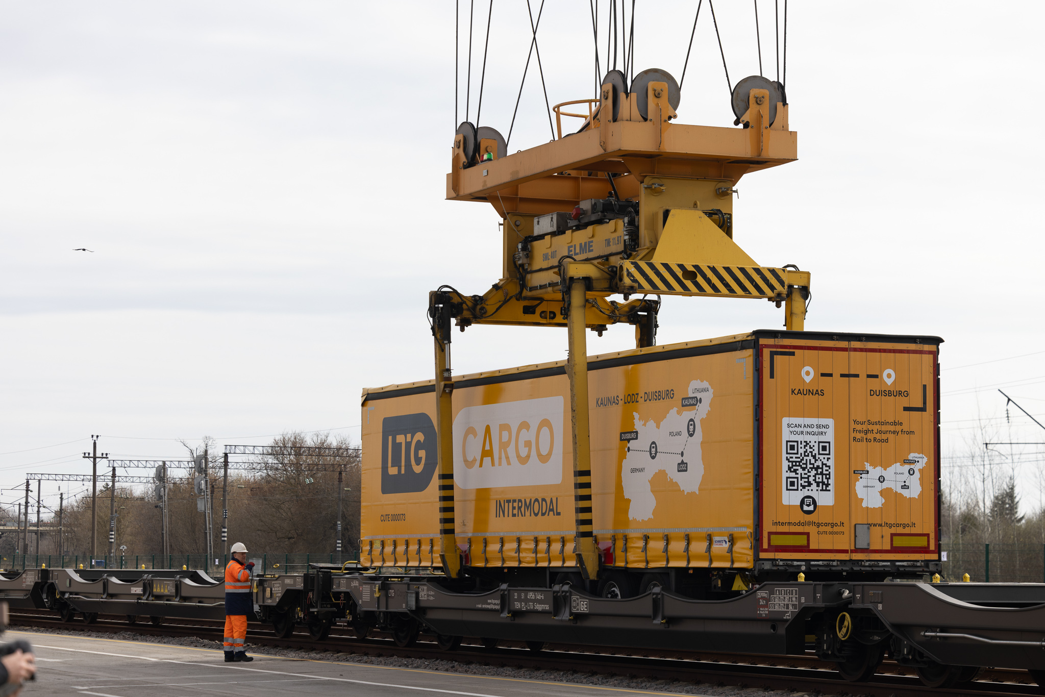 „LTG Cargo“ investavo į naujus vagonus intermodaliniams kroviniams į Vakarų Europą